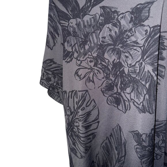 Under Armour Mens Playoff Polo Shirt Floral Print Black & Gray Size L - Picture 5 of 5